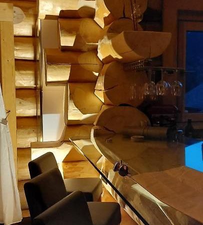 Chalet Anzac Chalet 5 Etoiles En Rondins Tout Neuf Unique Dans Les Aravis Les Villards-sur-Thônes Buitenkant foto