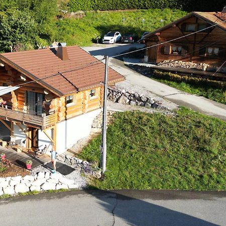 Chalet Anzac Chalet 5 Etoiles En Rondins Tout Neuf Unique Dans Les Aravis Les Villards-sur-Thônes Buitenkant foto