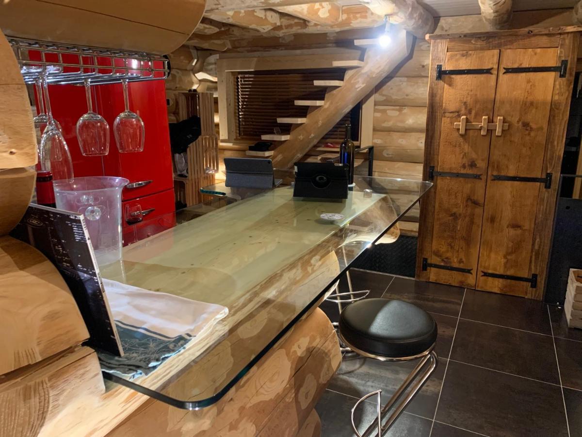 Chalet Anzac Chalet 5 Etoiles En Rondins Tout Neuf Unique Dans Les Aravis Les Villards-sur-Thônes Buitenkant foto