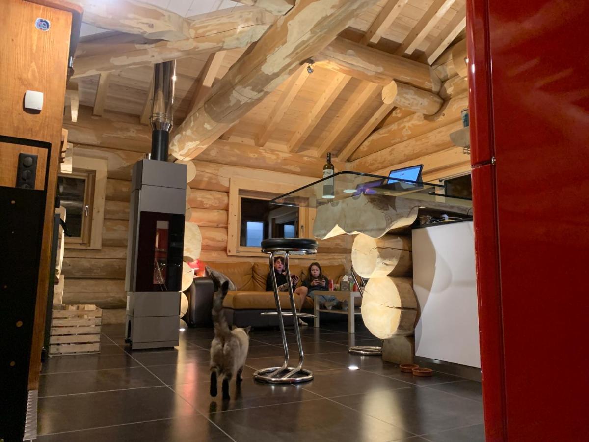 Chalet Anzac Chalet 5 Etoiles En Rondins Tout Neuf Unique Dans Les Aravis Les Villards-sur-Thônes Buitenkant foto