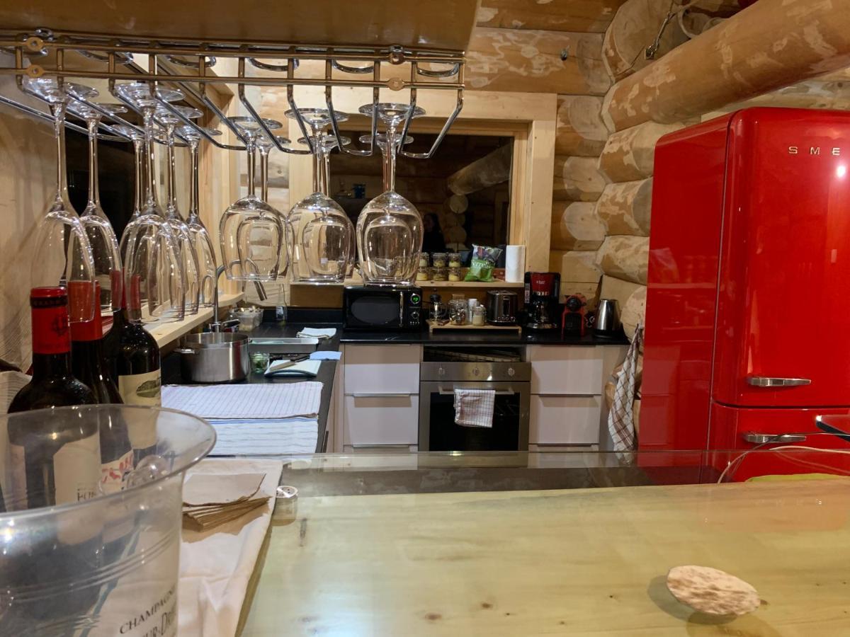 Chalet Anzac Chalet 5 Etoiles En Rondins Tout Neuf Unique Dans Les Aravis Les Villards-sur-Thônes Buitenkant foto