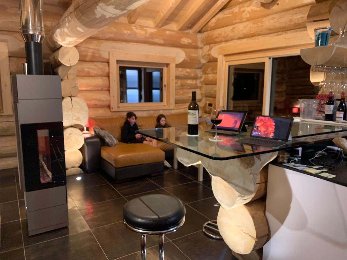 Chalet Anzac Chalet 5 Etoiles En Rondins Tout Neuf Unique Dans Les Aravis Les Villards-sur-Thônes Buitenkant foto