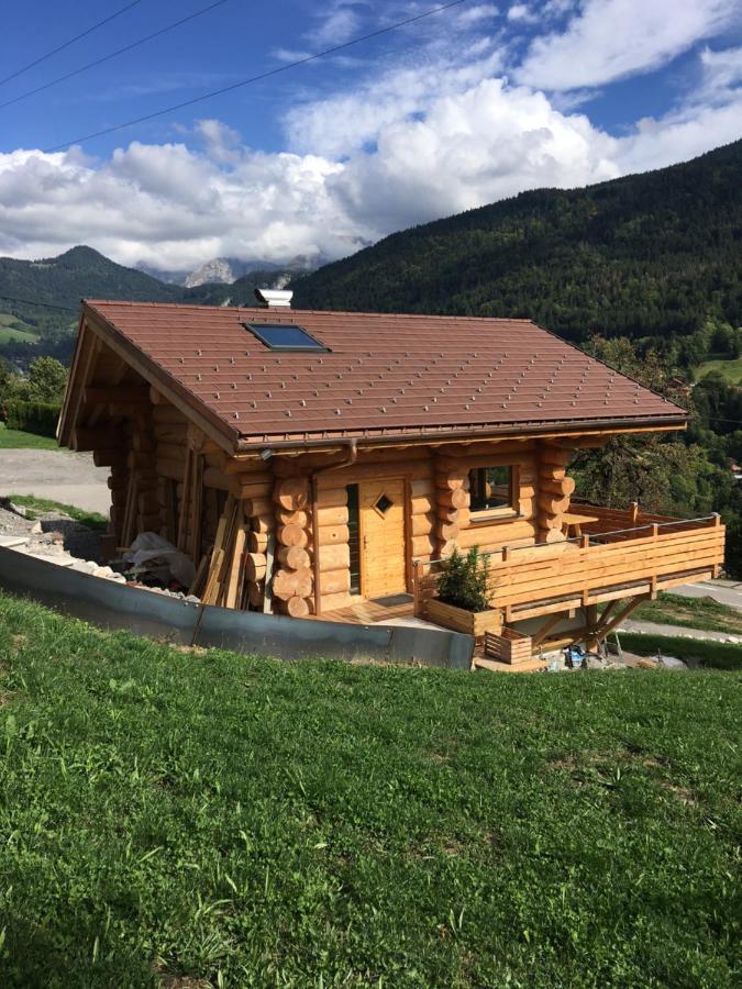 Chalet Anzac Chalet 5 Etoiles En Rondins Tout Neuf Unique Dans Les Aravis Les Villards-sur-Thônes Buitenkant foto