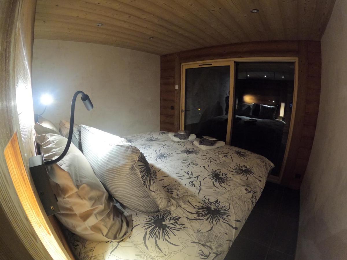 Chalet Anzac Chalet 5 Etoiles En Rondins Tout Neuf Unique Dans Les Aravis Les Villards-sur-Thônes Buitenkant foto