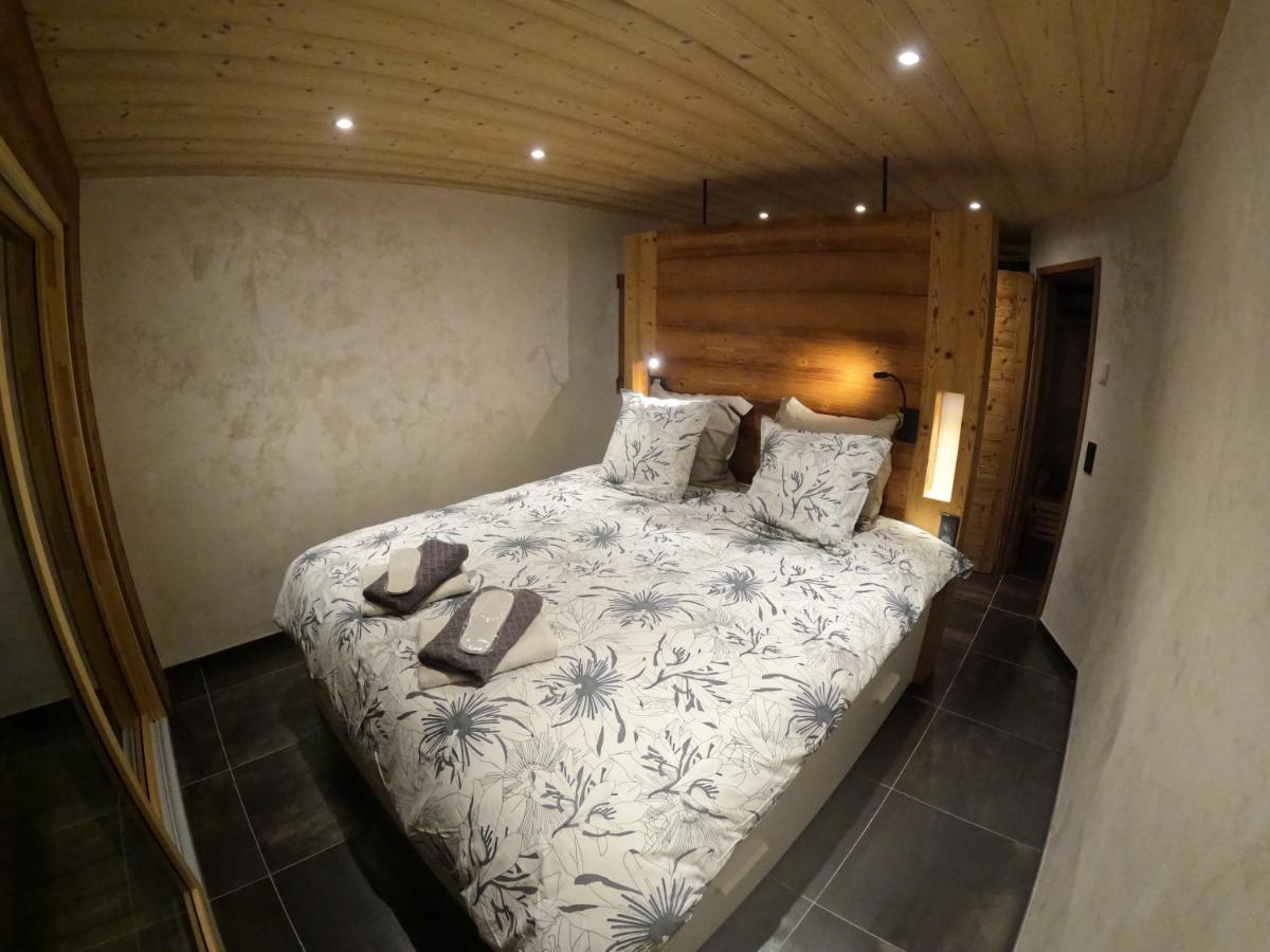 Chalet Anzac Chalet 5 Etoiles En Rondins Tout Neuf Unique Dans Les Aravis Les Villards-sur-Thônes Buitenkant foto