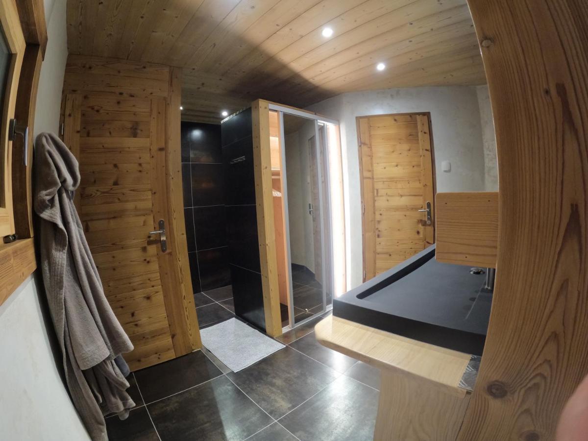 Chalet Anzac Chalet 5 Etoiles En Rondins Tout Neuf Unique Dans Les Aravis Les Villards-sur-Thônes Buitenkant foto