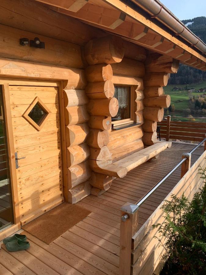 Chalet Anzac Chalet 5 Etoiles En Rondins Tout Neuf Unique Dans Les Aravis Les Villards-sur-Thônes Buitenkant foto
