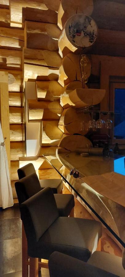 Chalet Anzac Chalet 5 Etoiles En Rondins Tout Neuf Unique Dans Les Aravis Les Villards-sur-Thônes Buitenkant foto