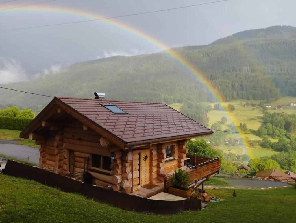 Chalet Anzac Chalet 5 Etoiles En Rondins Tout Neuf Unique Dans Les Aravis Les Villards-sur-Thônes Buitenkant foto