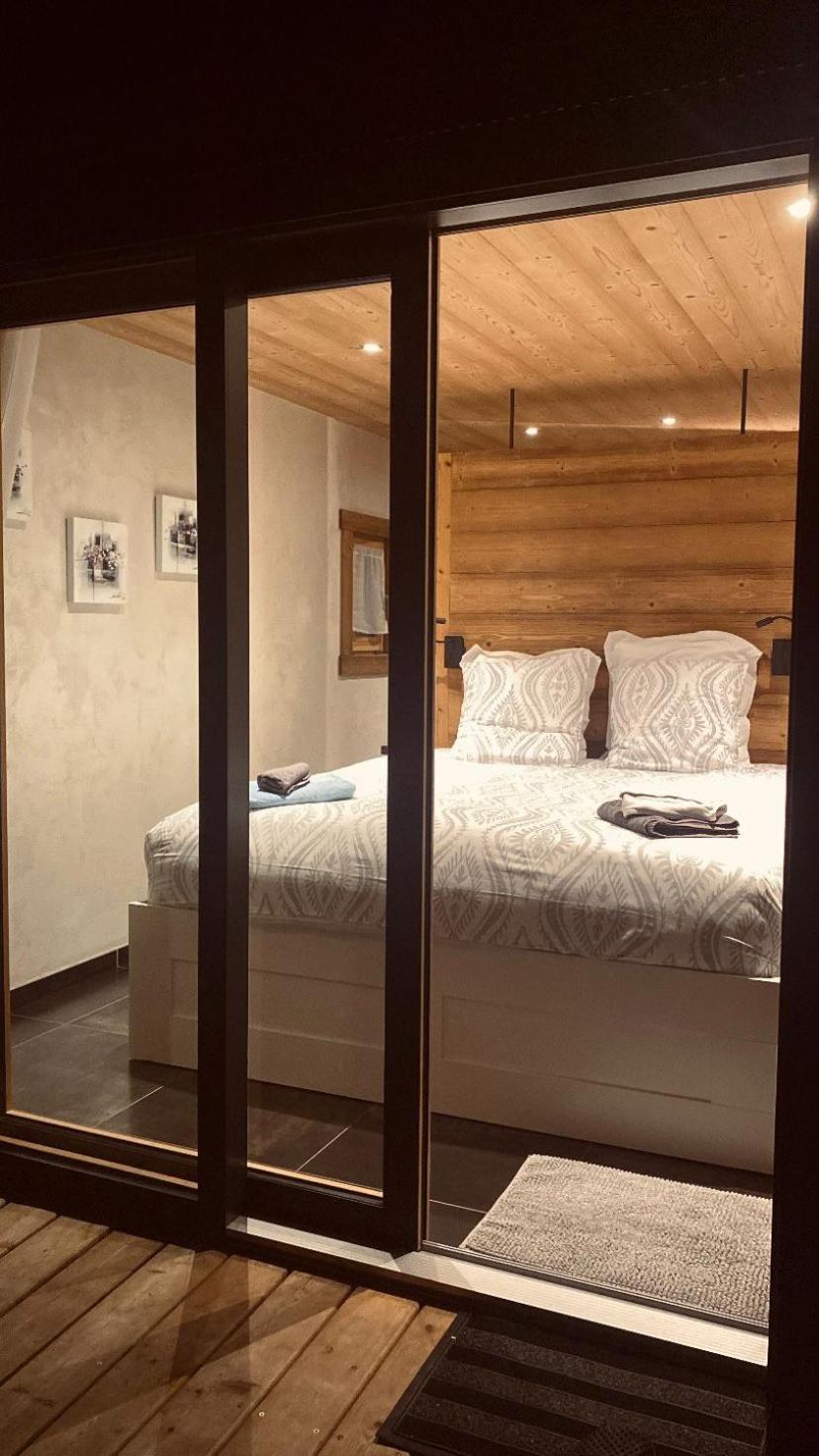 Chalet Anzac Chalet 5 Etoiles En Rondins Tout Neuf Unique Dans Les Aravis Les Villards-sur-Thônes Buitenkant foto