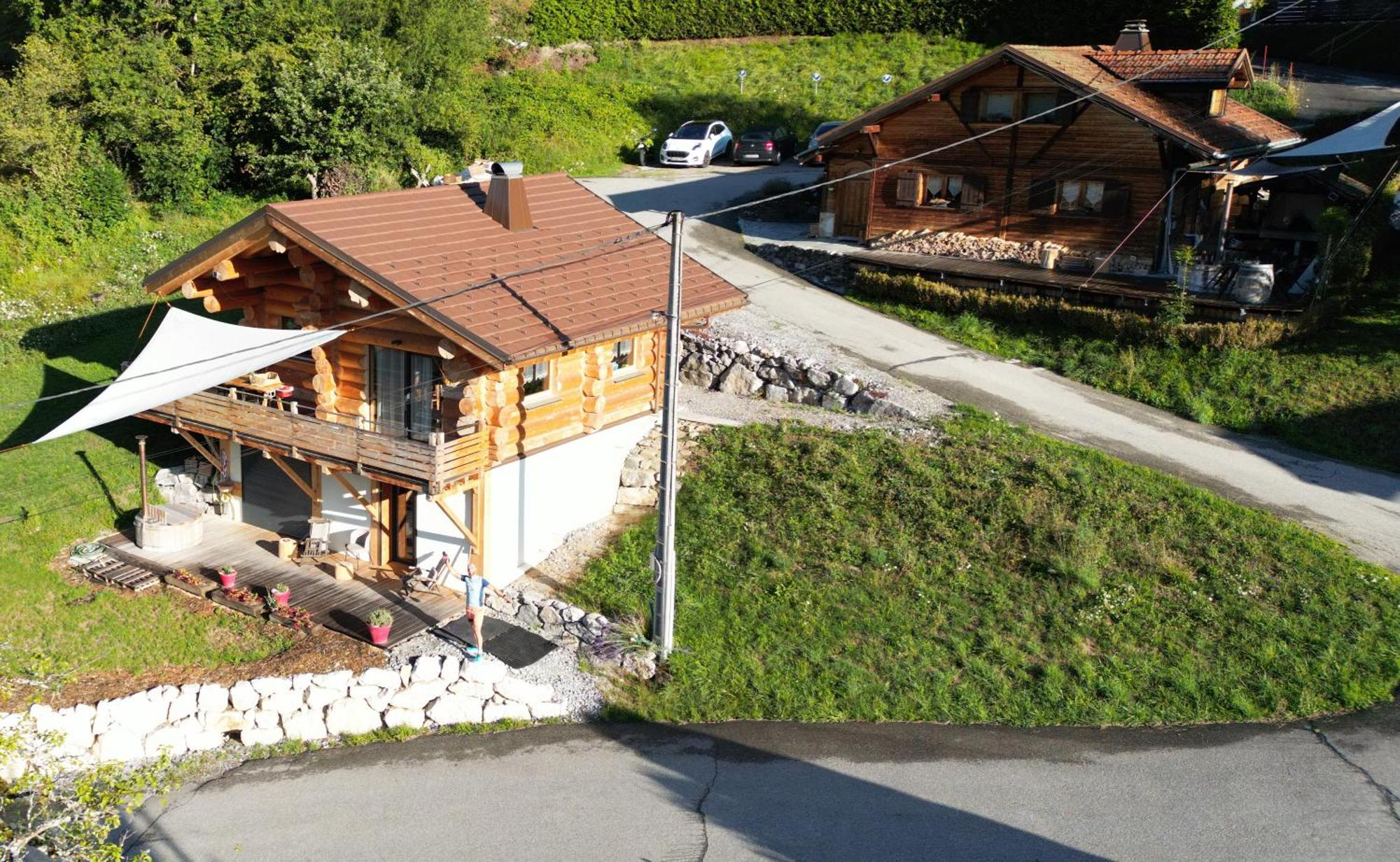 Chalet Anzac Chalet 5 Etoiles En Rondins Tout Neuf Unique Dans Les Aravis Les Villards-sur-Thônes Buitenkant foto